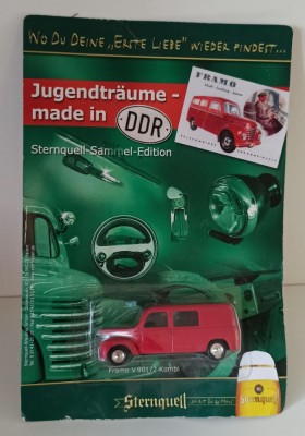 Macheta IFA Framo V901/2 Kombi rosu Sternquell - Grell 1/64 foto