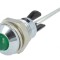 Lampă LED verde convex PCB 5mm