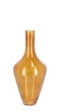 Cumpara ieftin Vaza flori sticla portocalie 16x36 cm