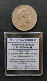 3 Mark &quot;Wilhelm II von Preussen&quot; 1909, Statele germane - G 4453, Europa