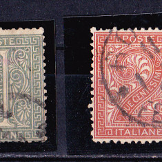 TSV$ - 1863 - 1865 MICHEL 23 - 24 ITALIA STAMPILAT