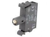 Lampa LED Frontală 230V Galbenă 22mm