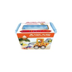 Joc de constructie magnetic - 64 piese foto