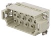 Conector HDC Tata Degson 14 Pini, 690V, 10-40A, Config. 2+PE/12+PE, Serie DK, Policarbonat, UL94V-0