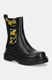 Versace Jeans Couture cizme Drew femei, culoarea negru, cu platforma, 77VA3S60 ZS867 G89