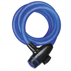 Cablu Antifurt Bicicleta Oxford Cable Lock Blue, 12 x 1800mm