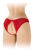 Bikini Crotchless Christine, Rosu, S-L