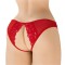 Bikini Crotchless Christine, Rosu, S-L