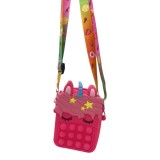 Portofel unicorn pop it roz