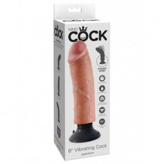 Vibrator King Cock 20 cm Vibrating Cock Flesh foto
