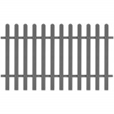 Gard din sipci, 200 x 120 cm, WPC GartenMobel Dekor