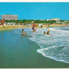 Carte Postala veche Romania - Eforie Nord - Plaja , Circulata 1973