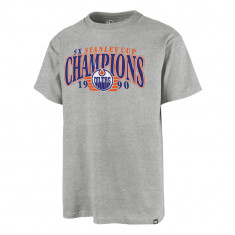 Edmonton Oilers tricou de bărbați Champions Backer 47 ECHO Tee grey - XS