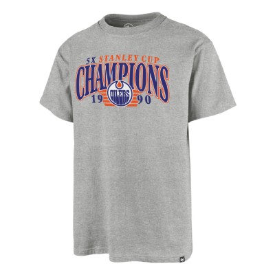 Edmonton Oilers tricou de bărbați Champions Backer 47 ECHO Tee grey - L foto