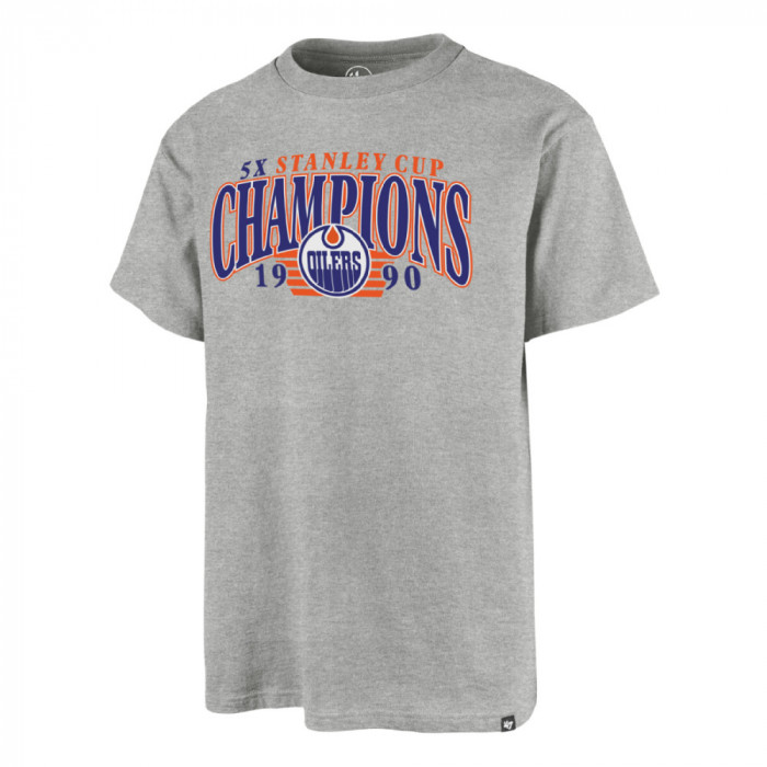 Edmonton Oilers tricou de bărbați Champions Backer 47 ECHO Tee grey - L