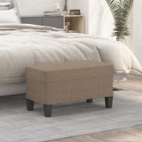 vidaXL Bancă, gri taupe, 70x35x41 cm, textil 349438