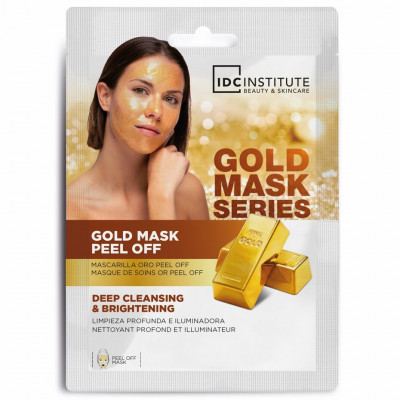 Masca pentru fata peel-off cu efect de stralucire si anti-imbatranire Gold collagen IDC Institute 3430, 15 g foto