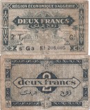 1944 ( 31 I ) , 2 francs ( P-102 ) - Algeria