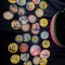 Lot 30 mici + 2 mari jetoane/stickere/discuri/ Spongebob originale,T.GRATUIT