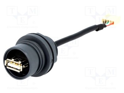 Adaptor Baionetă Exterioară Push-Pull 1A USB 2.0 BULGIN IP68 IP69K foto