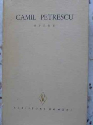 OPERE VOL.2 ULTIMA NOAPTE DE DRAGOSTE, INTAIA NOAPTE DE RAZBOI-CAMIL PETRESCU-230486 foto