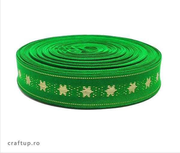 Bandă decorativă Lumi 18mm – verde (rolă 25m) Bandă decorativă Lumi 18mm – verde (rolă 25m)