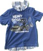 Tricou Baiat Albastru Tractoras, Marimea 122, SH
