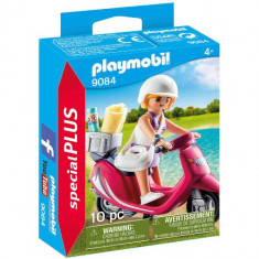 Set de Constructie Playmobil Fata cu Scooter foto