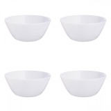 Set boluri, 4 piese, 1.16 L, Opal, Alb