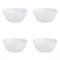 Set boluri, 4 piese, 1.16 L, Opal, Alb