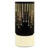 Lampa led model craciun - negru/auriu