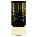 Lampa led model craciun - negru/auriu