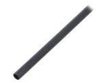 Manşon termocontractabil cu adeziv 4mm 1,2m negru