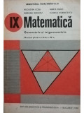 Augustin Cota - Matematica - Manual pentru clasa a IX-a (editia 1993)