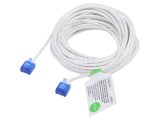 Patch cord RJ45 U/UTP Cat 6a alb 7,5m LOGILINK