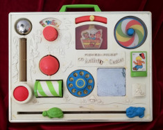 Tabla cu jocuri pentru copii Jucarie 1973 Fisher Price Belgia foto