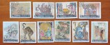 YENEN(REGAT)-&#039;&#039;PICTURI- BASME din 1001nopti&#039;&#039;-SET-10val.-stampilate