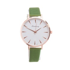 Ceas dama Chtime Verde curea piele ecologica foto