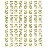 Sticker auriu - contur 3D ursule&Aring;&pound;, INGINAILS
