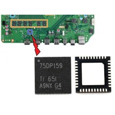 SMD 75DP159, 75DP159 TI, SN75DP159, SN75DP159RSBT, QFN40