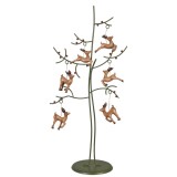 Cumpara ieftin Decoratiune Craciun metal cu reni 20x12x44 cm