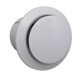 Ventilator Rotund de Baie A100 - 5W cu Clapeta Automata si Telecomanda Programatoare - IPX2