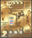 Iugoslavia 2000 - Jocurile Olimpice Sydney, medalie de aur la volei, colita neuzata