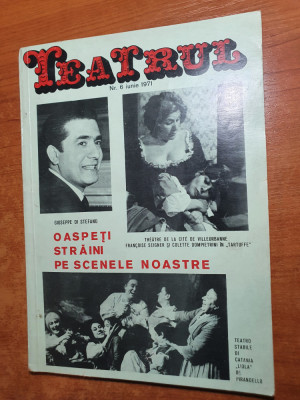 revista teatrul iunie 1971-centenarul nicolae iorga foto