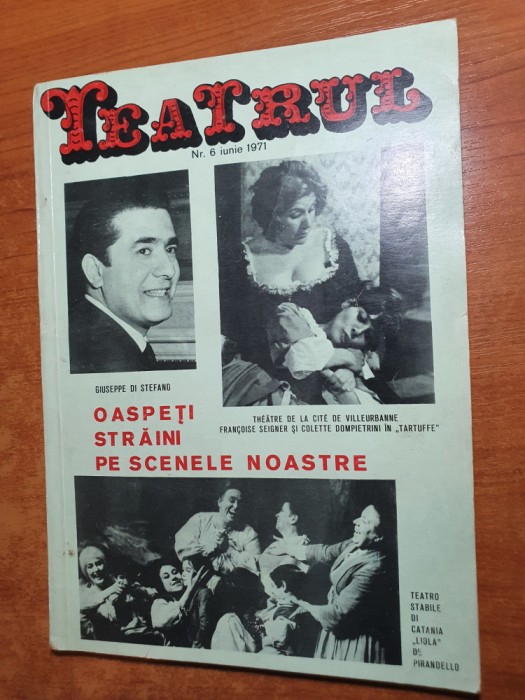 revista teatrul iunie 1971-centenarul nicolae iorga