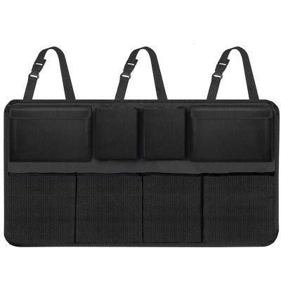 Organizator pentru spatarul masinii, cu 8 buzunare, 88x46cm, negru Household NewTrend foto