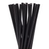 Set 100 Paie Hartie Negre 20cm Cyrax - Eco-friendly, Biodegradabile, Petrecere, Cocktailuri, Sucuri