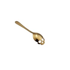 Lingurita in forma de craniu pentru zahar, inghetata, bomboane, etc., GOLD, MyStyle&reg;