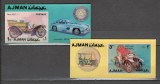 Ajman.1972 Automobile de ieri si de azi-Bl. TRIDIMENSIONALE DY.55, Nestampilat