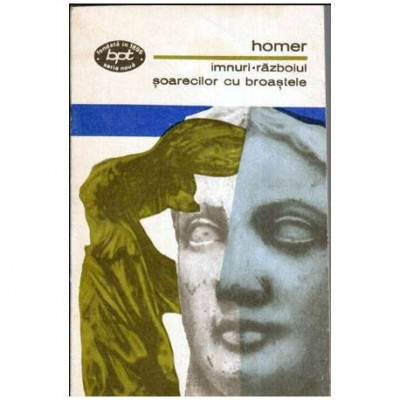 Homer - Imnuri. Razboiul soarecilor cu broastele - poeme apocrife - 112722 foto